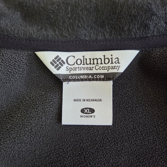 Columbia Women's Soft Shell Jacket In Black Size XL - Picture 10 of 14